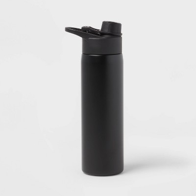 24oz Stainless Steel Water Bottle with Straw - Room Essentials™