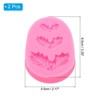 Unique Bargains Leaf Silicone Polymer Clay Fondant Template for Crafts Air Dry Candy 2 Pcs - 2 of 4
