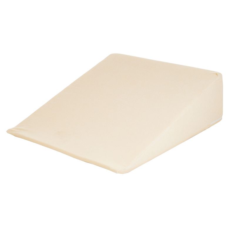 Fleming Supply Supportive Memory Foam Wedge Pillow With Cover - Ivory, 2 of 5