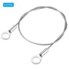 Unique Bargains Stainless Steel Light Outdoor Travel Luggage Safety Locking Cables 0.24" ID Eyelets - 3 of 4