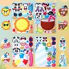 36 Pcs Make a face Stickers for Kids, Make Your Own Summer Sticker Sheets, Party Favors Kids Crafts, Goodie Bags Stuffers for Kids, Classroom Rewards - 4 of 4