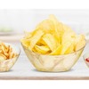 Posh Setting Clear and Gold Glitter Angled Plastic Large Serving Bowls - 54 oz. - 5 Pack - 2 of 4