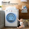 ROVSUN 1.8 Cu.Ft Portable Clothes Dryer, Front Load Dryer Machine, Compact Laundry Dryer with Stainless Steel Tub for Apartment, Home, Dorm - 4 of 4
