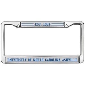 UNC Asheville School Logo Full Size Standard License Plate Metal Frame - 1 of 4