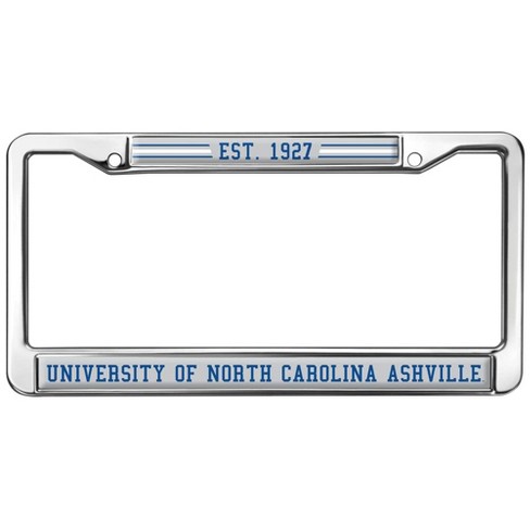 UNC Asheville School Logo Full Size Standard License Plate Metal Frame - image 1 of 4