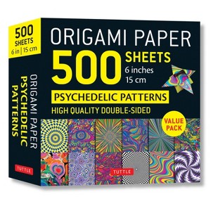 Origami Paper 500 Sheets Psychedelic Patterns 6 (15 CM) - by  Tuttle Studio (Loose-Leaf) - 1 of 1