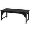 MOEPISY Outdoor Park Bench With Slatted Seat - 2 of 4