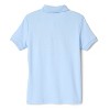 French Toast School Uniform Girls Short Sleeve Fitted Interlock Polo with Picot Collar (Feminine Fit) - 2 of 2