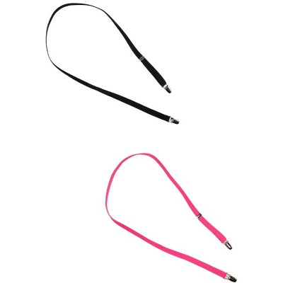 black/bright pink