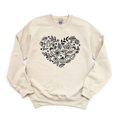 Simply Sage Market Women's Graphic Sweatshirt Fall Heart