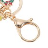 Unique Bargains Christmas Keychain Double Ring Lobster Clasp Zinc Alloy Gold Tone 1 Pc - 3 of 4