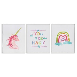 Stupell Industries You Are Magic Rainbow & Unicorn, 11" x 14" - 1 of 4