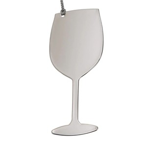 Slickblue Decorative Wine Glass Ornament - 3.375" x 1.5" - Ideal for Holiday Tree Decorations - 1 of 3