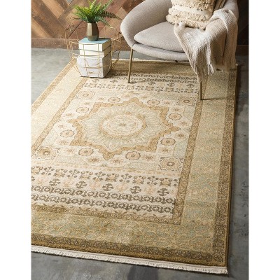 Cream Non-Slip Rug Pad 5'6 round - Oriental Weavers