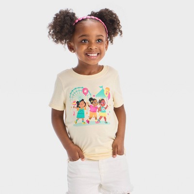 Toddler Girls' Fair Grounds Graphic T-Shirt - - Cat & Jack™ Cream