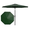 7.5ft Patio Umbrella, Table Umbrella Outdoor Patio with Crank Lift & Push Button Tilt, 6 Sturdy Ribs for Yard, Deck, Pool - 3 of 3