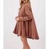 Women's Wine Tessa Tunic Dress - Kylie Paige - 3 of 4