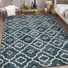 Machine Washable Vintage Floral Printed Area Rug Ultra Thin Non Slip Low Pile Stain Resistant Non Shedding Pet Friendly Floor Rug - 4 of 4