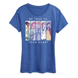 Women's - Disney - Be True To Your Heart Short Sleeve Graphic T-Shirt - 1 of 4