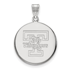 Black Bow Jewelry 14k White Gold Tennessee Volunteers NCAA Large Pendant - 1 of 3