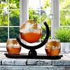 Bezrat Colored Globe Decanter with 2 Globe Glasses - 2 of 4