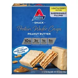 Atkins Protein Wafer Crisps - Peanut Butter - 5ct