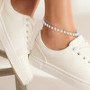 Ross-Simons 3.5-4mm Cultured Pearl Drop Anklet in Sterling Silver Size 9 - 2 of 3