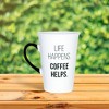 Amici Home Life Happens Coffee Mug with Handle - Large 20 Oz. Ceramic Cup for Hot Beverages, Humorous Drinkware Present, Funny Gift - 4 of 4