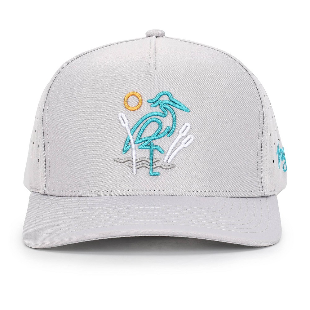 Waggle Adult Polyester Baseball Hat - Great Blue