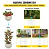 VEVOR Tomato Cages, 11.8\" x 11.8\" x 46.1\", 10 Packs Square Plant Support Cages, Green PVC-Coated Steel Tomato Towers , Green - 4 of 4