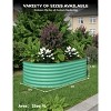 TROPOW Oval Raised Garden Bed (2-Pack) ¨C Double Your Gardening Potential with Ergonomic Steel Planters - 4 of 4