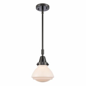 Olean - 1 Light Stem Hung Mini Pendant In Industrial Style-8.88 Inches Tall and 6.75 Inches Wide - 1 of 1
