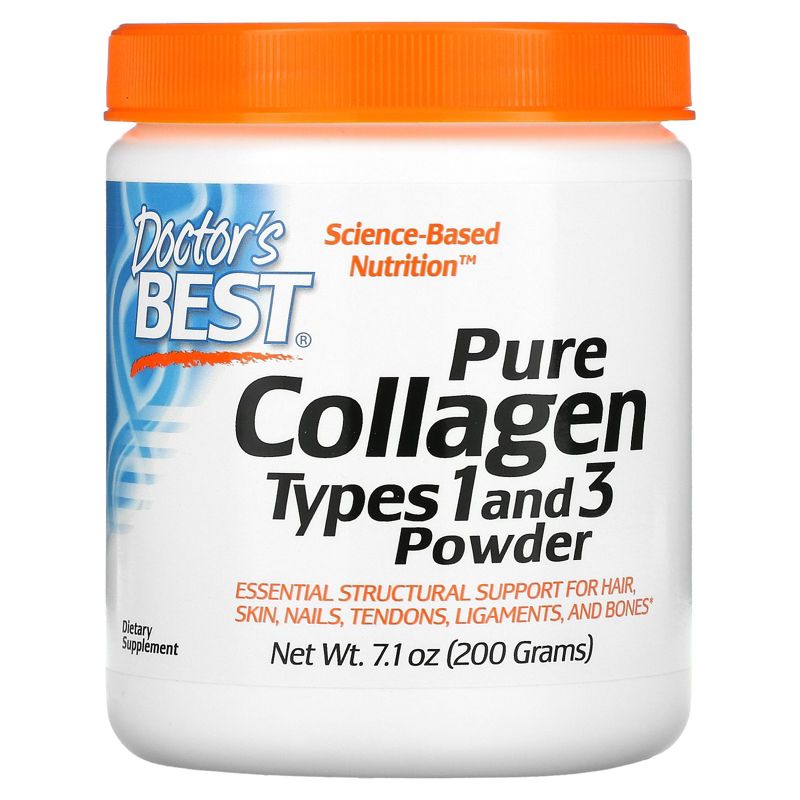 Doctor's Best Pure Collagen Types 1 and 3 Powder, 7.1 oz (200 g), 1 of 4