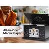 VICTOR State 7-in-1 Turntable Music Center with 3-Speed Record Player, CD/MP3/Cassette Player, FM Radio, Dual Bluetooth In & Out, and Built-in Stereo - 3 of 4
