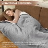 Waffle Heated Throw Blanket, Machine Washable Electric Blankets Fast Heating with LCD Controller, 6 Heat Levels & 1-4H Time Settings - 2 of 4