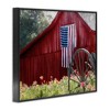 Stupell Industries Red Barn with American Flag, 14" x 11" - 3 of 4