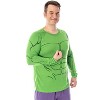 Marvel Men's The Incredible Hulk Costume Raglan Top And Pants Pajama Set Incredible Hulk - 3 of 4
