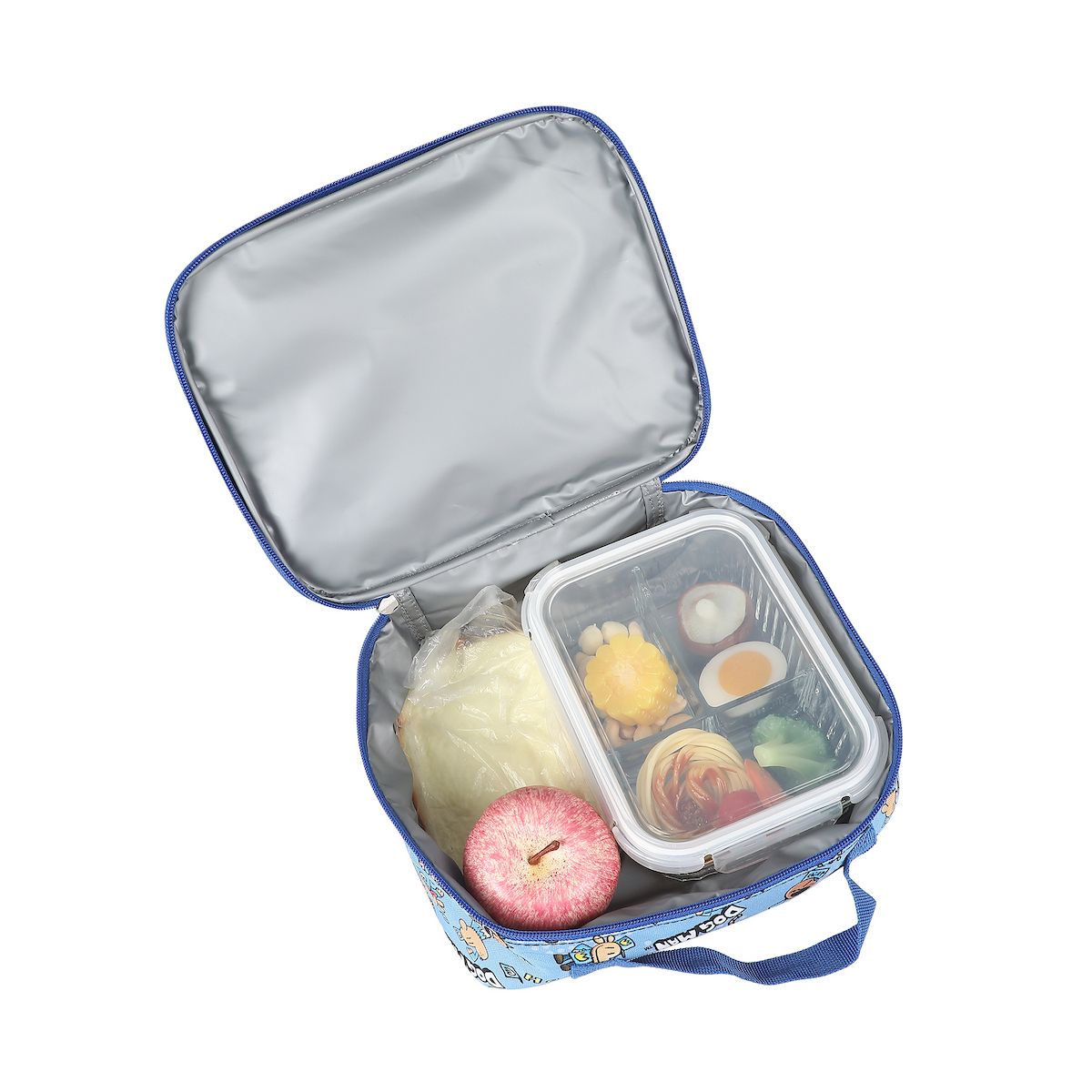Dog Man 2-Piece 16” Kids Clear Backpack & Lunch Box Set For School And Travel - thumbnail 6
