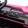 TopComfy Baby Walkers Kids 2 Seater 3 Wheel Ride Function Flip Up Adult Backseat Portable Storage Hooks for Kids, Pink, 42.52"*24.8"*17.32" - 4 of 4