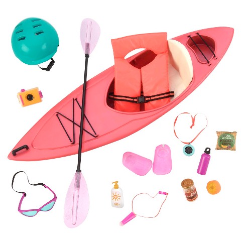 Our Generation Kayak Adventure Sports Accessory Set For 18 Dolls