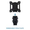 Mount-It! Tilting TV Wall Mount Bracket for Small TV and Computer Monitors, Low-Profile Design with Quick Release Function, Fits Up to 27 Inch Screens - 3 of 4