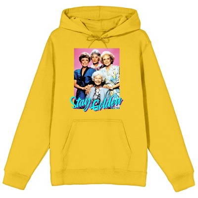 Golden Girls Yellow Pullover Hooded Sweatshirt Hoodie