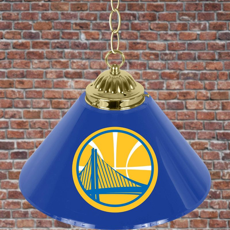 NBA Golden State Warriors Single Shade Bar Lamp - 14 inch, 4 of 5