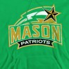 George Mason University Official Distressed Primary Logo Adult Pull-Over Hoodie - 2 of 4