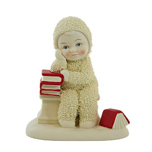 Snowbabies 4.0 Inch So Many Books, So Little Time Department 56 Reading Leisure Figurines - 1 of 3