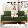 Dyonery 68" Loveseat Sofa,Comfy Couches for Living Room,Mid Century Modern Loveseat Sofa,Tool-Free Assembly Small Couches for Bedroom Office - 3 of 4