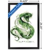 Trends International Harry Potter Slytherin House Logo Framed Wall Poster Prints - 3 of 4
