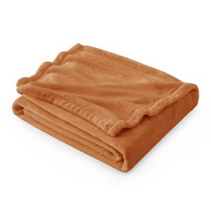 Bedsure Flannel Blanket – Solid Color Plush Throw, Ultra Soft and Fuzzy, 300GSM Lightweight Cozy Blanket for Bed or Sofa - 1 of 4