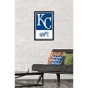 Trends International MLB Kansas City Royals - Logo 22 Framed Wall Poster Prints - 2 of 4