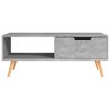 vidaXL Coffee Table Engineered Wood, Medium - Concrete Gray - 2 of 4